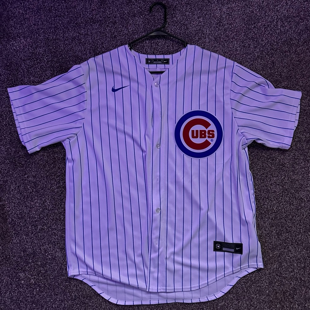 Mens Dansby Swanson MLB Authentic Nike Jersey